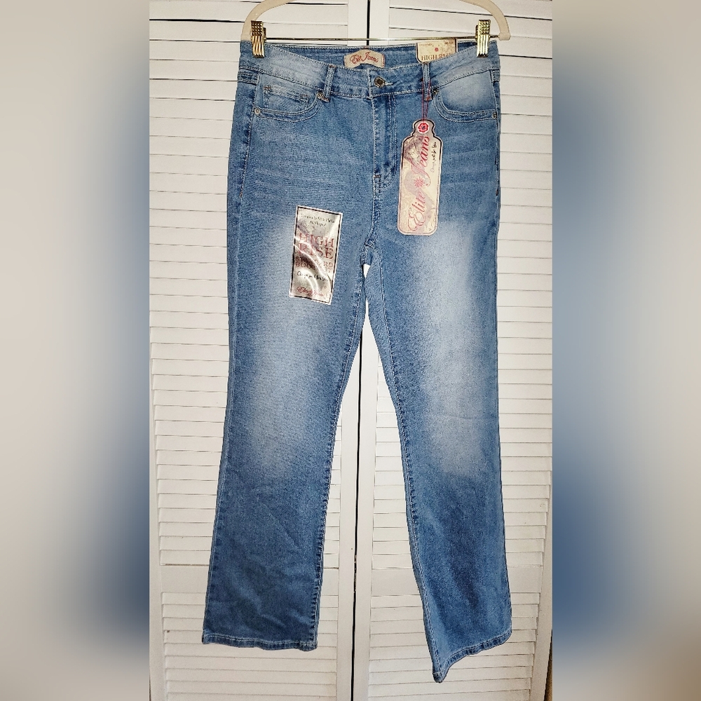 FashionNova Hold The Line Embellished Pocket Bootcut Jeans